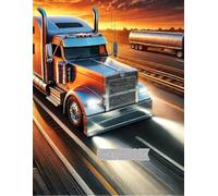Monster Truck Sketchbook for Boys - Cool Trucks & Big Rigs Drawing Book: 110-Page Blank Sketchbook for Kids Who Love Trucks, Cars, and Heavy Machines, Perfect Gift For Boys, Truckers and Truck Lovers