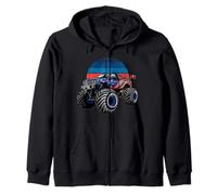Monster Truck Tee Shirts, Monster Trucks Rule, Monster Cars Felpa con Cappuccio