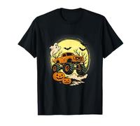 Monster Truck Zucca Halloween Fantasma Bambini Bambino Ragazzi Maglietta