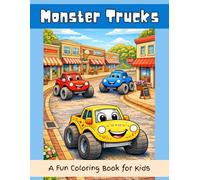 Monster Trucks: A Fun Coloring Book for Kids