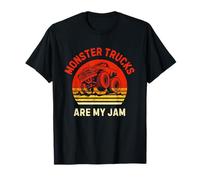 Monster Trucks Are My Jam Funny Boys Toddler 5T 4T 3T Maglietta