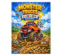 Monster Trucks Coloring Book