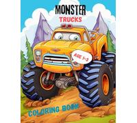 Monster Trucks Coloring Book for Toddlers: Lovingly Designed Coloring Pages for Kids 1-3 Years Old | Large Motifs for Coloring to Promote Creativity and Motor Skills