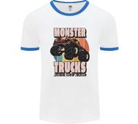 Monster Trucks Sono Il Mio Jam Divertente Uomo Ringer T-Shirt