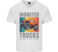 Monster Trucks Sono Il Mio Jam Maglietta In Cotone A V