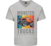 Monster Trucks Sono Il Mio Jam Maglietta In Cotone A V