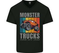 Monster Trucks Sono Il Mio Jam Maglietta In Cotone A V