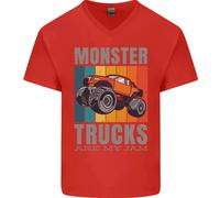 Monster Trucks Sono Il Mio Jam Maglietta In Cotone A V