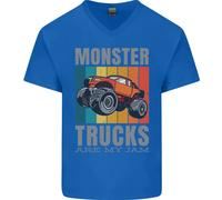 Monster Trucks Sono Il Mio Jam Maglietta In Cotone A V