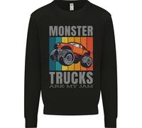Monster Trucks Sono Il Mio Jam Uomo Felpa Maglione