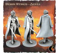 Monster Vampiro Hunter Miniatura Sagittario Figura per D 5e IN Scala 28mm 32mm