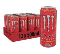Monster WATERMELON sapore di anguria confezione 12 unità 500ml - Totale 6 litri