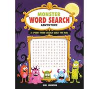 Monster Word Search Adventure: A Spooky Word Search Quest for Kids Ages 8-12