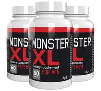Monster XL - 180 Capsule (3x 60 Capsule), Confezione da 3 - IT