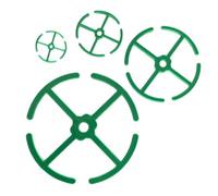 Monstera - Confezione da 4 supporti riutilizzabili per arrampicata a 360 gradi, per la crescita di giardini interni ed esterni, supporto per steli per pothos, filodendro, alocasia, giardinieri