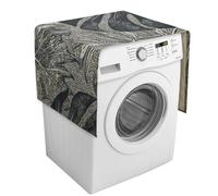Monstera - Copertura per lavatrice con tasche portaoggetti per lavatrice e asciugatrice, 137,9 x 52,1 cm, per frigorifero, cucina, decorazione per la casa