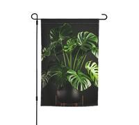 Monstera Deliciosa Banana Palm Print 30,5 x 45,7 cm Portico Tutte le Stagioni Bandiere Outdoor Yard Decor Patio Bandiera Cortile Decor