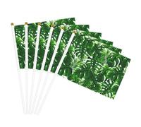 Monstera Deliciosa Banana Palm Print Bandiera Versatile Bandiere Matrimonio Compleanno Vacanze Sport Decor Parade Show