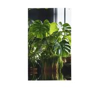 Monstera Deliciosa Banana Palm Stampa Bandiera Decorativa Esterna Giardino Patio Mailbox Portico Veranda Decorazioni Display
