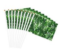 Monstera Deliciosa bandiera palmare palma banana bandiera leggera bandiere feste eventi anniversario decorazione varie occasioni