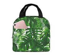 Monstera Deliciosa Borsa per il pranzo con stampa di palma di banana, per donne e uomini, borsa termica per il pranzo Bento, riutilizzabile, per infermieri e insegnanti