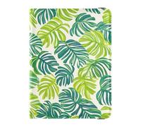 Monstera Deliciosa - Custodia per passaporto in pelle, leggera, colore: Verde