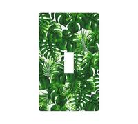 Monstera Deliciosa - Placca copri interruttore a forma di palma a banana, 1 gang