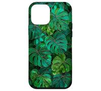 Monstera Foglie Modello Pianta Macchiato Trendy Custodia per iPhone 12 mini
