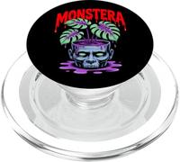 Monstera Horror Testa Zombi Vaso Foglie Tropicali PopSockets PopGrip per MagSafe