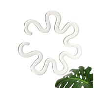 Monstera Pinza, Monstera Voce Support Grapple | Supporto per pinza trasparente riutilizzabile Monstera, clip di supporto per la conservazione delle piante per fiori, verdure