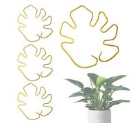 Monstera - Set di 4 supporti per piante rampicanti, supporto per steli per piante, riutilizzabili, accessori per la crescita delle piante, per interni ed esterni