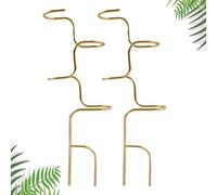 Monstera - Supporto per piante rampicanti, supporto per stelo, set da 2 pezzi per piante rampicanti e ortaggi, guida alla crescita, per orchidee, peonia, orto, giardino terreno e prato