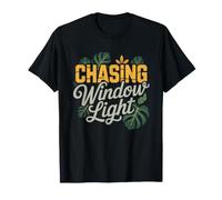 Monstera Window Light Chaser Indoor Plant Positioning Humor Maglietta