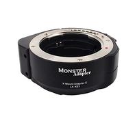 MonsterAdapter LA-KE1 - Anello adattatore autofocus per obiettivi Pentax su fotocamere Sony E, supporta diaframma meccanico/elettromagnetico, cacciavite, SDM/DC.