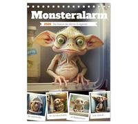 Monsteralarm. Die Invasion der kleinen Quälgeister (Tischkalender 2026 DIN A5 hoch), CALVENDO Monatskalender: Sie sind überall und niemand weiß woher sie kommen!