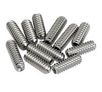 MonsterBolts - #4-40 viti di regolazione dell'altezza del ponte della sella della chitarra da 6,35 mm per US/pollici, in acciaio inossidabile, confezione da 12