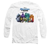 Monsters at Work Maglietta Mike Sully Tylor Logo Adulto Unisex (TV14558)