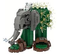 Monsters Building Blocks Posabile graziosi elementi regali per i fan (elefante) (d)