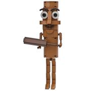 Monsters Building Blocks Posabile graziosi regali di costruzione per i fan (Stick) (B)