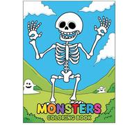 Monsters Coloring Book: Over 50 Eerie Illustrations Crafted for Stress Relief, Imagination, and Everyday Creative Enjoyment