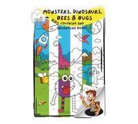 Monsters, Dinosaurs, Bees and Bugs: Kids Coloring and Adventure Book
