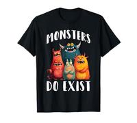 Monsters Do Exist Fan inquietante dell'orrore inquietante - Maglietta