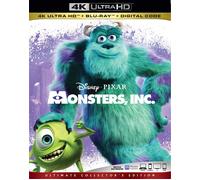 MONSTERS, INC. (4K UHD Blu-ray) John Goodman Billy Crystal James Coburn