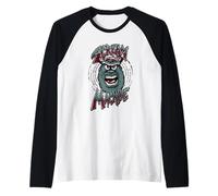 Monsters Inc Sulley Scream Machine Maglia con Maniche Raglan