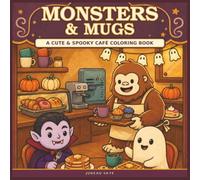 Monsters & Mugs: A Cute & Spooky Café Coloring Book.