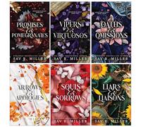 Monsters & Muses Series 6 Books Collection Set By Sav R. Miller (Promises and Pomegranates, Vipers and Virtuosos, Oaths and Omissions, Arrows and Apologies, Souls and Sorrows & Liars and Liaisons)