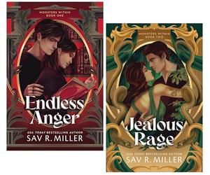 Monsters Within Series by Sav R. Miller 2 Books Sprayed Edges Collection Set (Endless Anger & Jealous Rage)