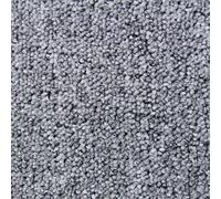 Monstershop - Moquette Pavimento al Metro Quadrotte di Tappeto su Misura Componibile, Mattonelle in Tessuto Autoposanti per Interni, SET da 40 Piastrelle 50x50cm Copre 10mq - Grigio Platino