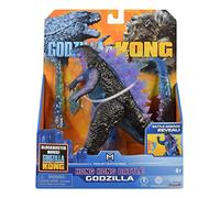 MonsterVerse Godzilla vs Kong Movie 15,2 cm da collezione Godzilla Hong Kong Battle Articolato Action Figure Toy con funzione di battaglia rivelare e Heat Ray Accessory, adatto per bambini dai 4 anni