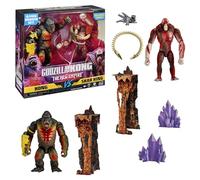 MonsterVerse - Godzilla x Kong, Confezione da 2 statuette articolate, 15 cm, Kong vs Skar King, per bambini dai 4 anni in su, MN3042